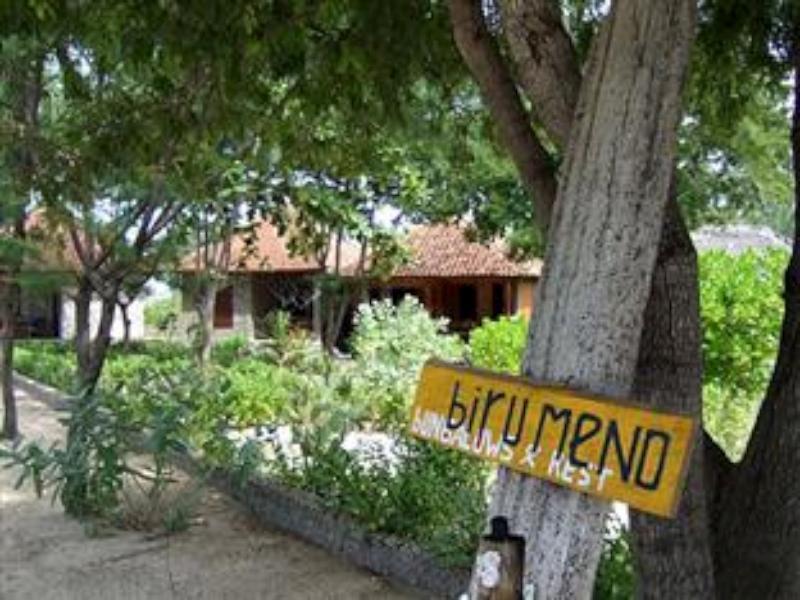 Biru Meno Beach Bungalows Gili Meno Exterior foto