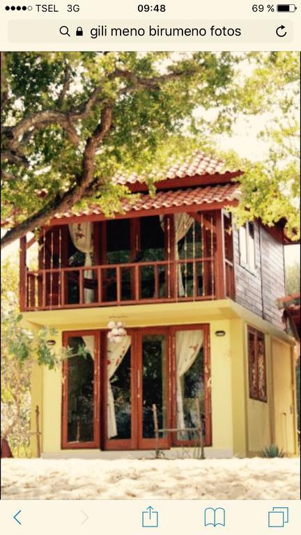 Biru Meno Beach Bungalows Gili Meno Exterior foto