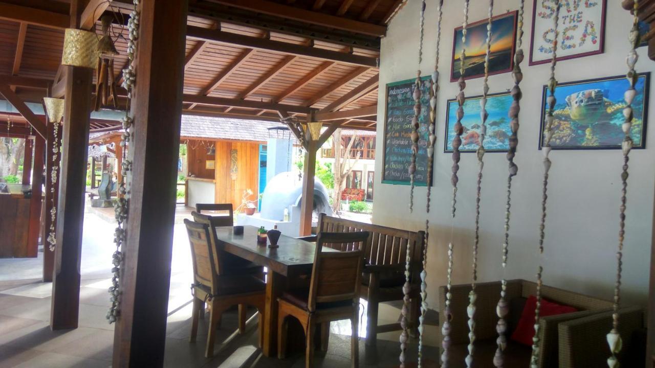 Biru Meno Beach Bungalows Gili Meno Exterior foto