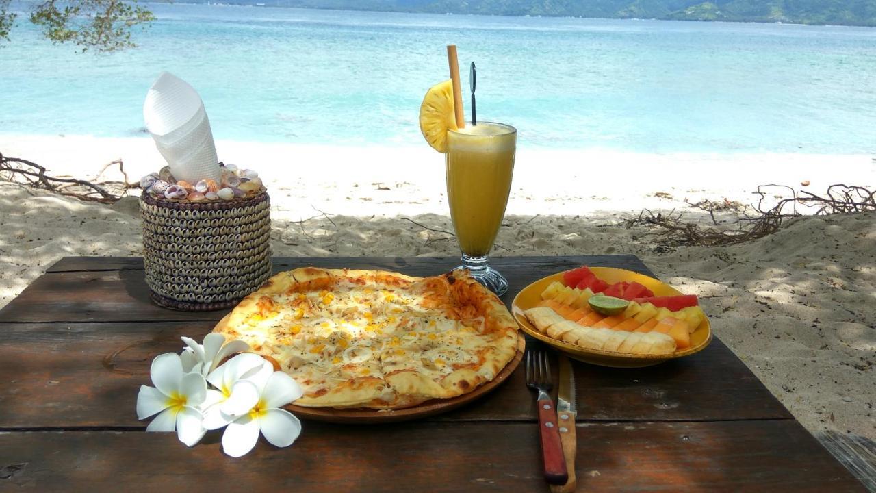 Biru Meno Beach Bungalows Gili Meno Exterior foto